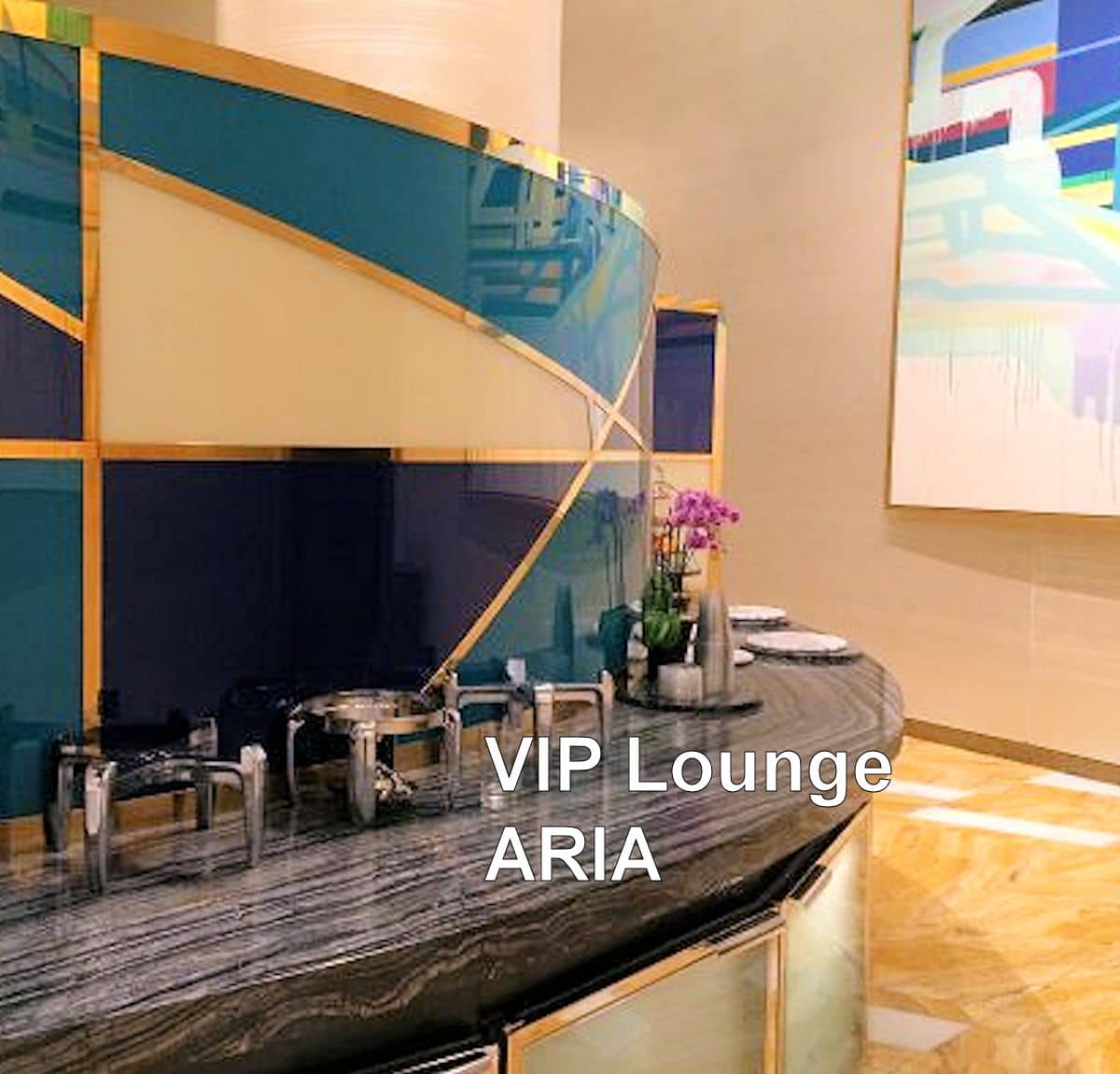VIP lounge at aria website